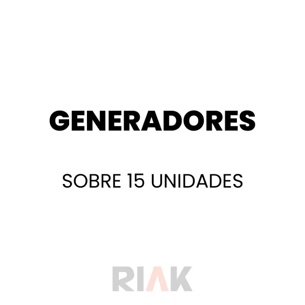 Sobre 15 unidades